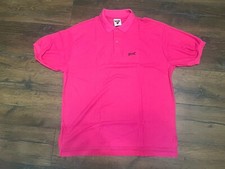 Vintage 80s Le Tigre Pink Polo Shirt Size Lg Made In USA Dead Stock (RARE) NWOT