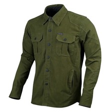 Mens Biker Motorcycle Shirt Water Resistant Jacket Made with Kevlar CE Armour