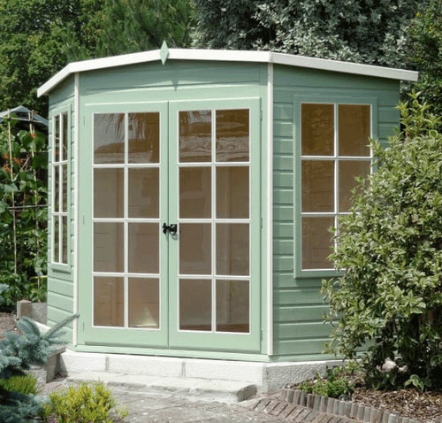 8ft corner summerhouse - 8ft, garden