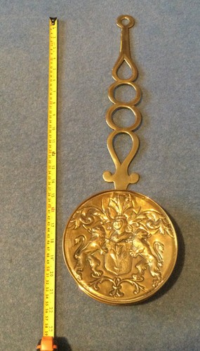 Vintage brass bed - bed, warmer