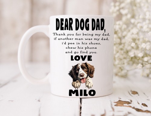Dog dad springer spaniel - dad, mug