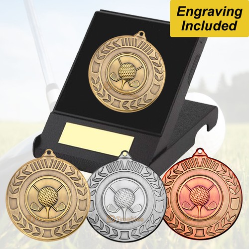 Golf medal presentation - medal,
