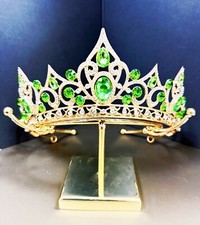 Gold Tiara and Crown for