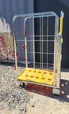 Heavy Duty Roll Cage Trolley with Brakes – Ideal for Warehouse, Delivery, Retail