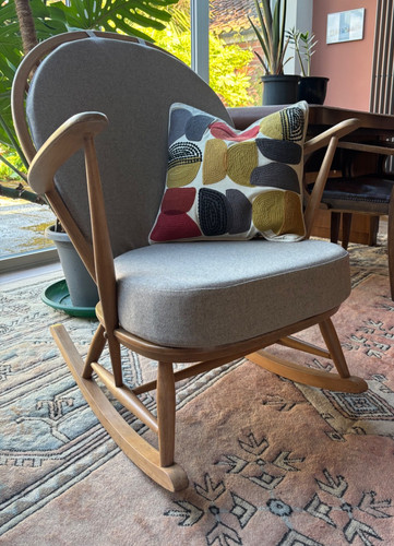 Ercol windsor blue - blue, label