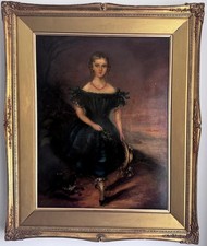 Antique 19thC oil painting