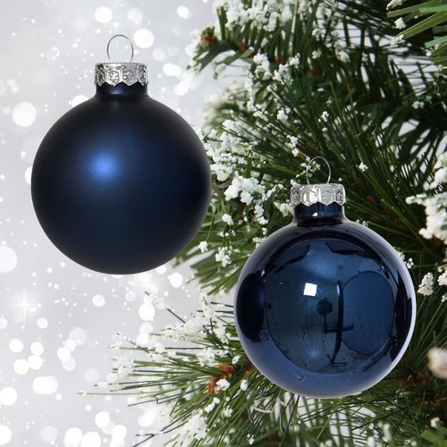 Night blue glass - 10, baubles