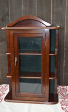 Vintage Wooden Curio Cabinet