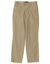 DOCKERS Mens Khakis Straight Chino Trousers W32 L32 Green DG20