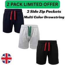 2 Pack Mens Shorts Jersey