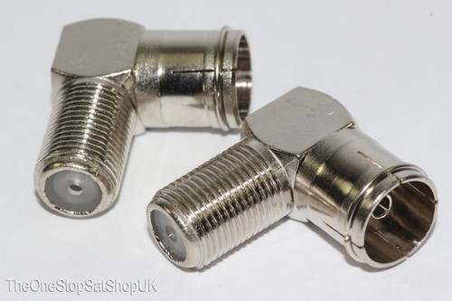 Right angled f connector - x,