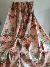 Country house floral curtain
