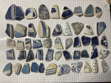 Blue Sea Tumbled Pottery from