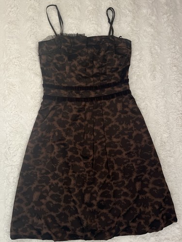 Vera mont leopard print mini - print,