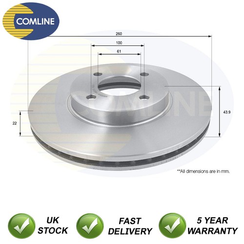 Brake disc front - front, fits