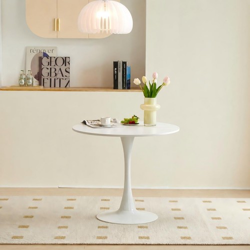Modern round dining table 80cm - dining,