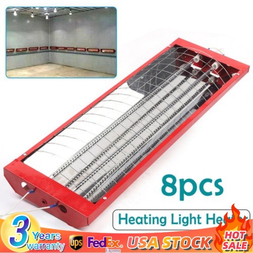 2kw infrared paint heating - 8*2kw,