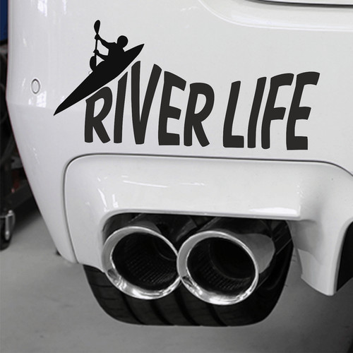 Kayak canoe decal sticker - kayak,