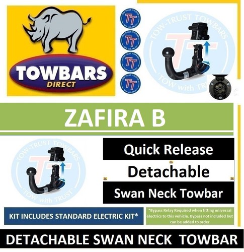 Detachable towbar for vauxhall - for,
