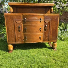 Antique Oak Edwardian  Art