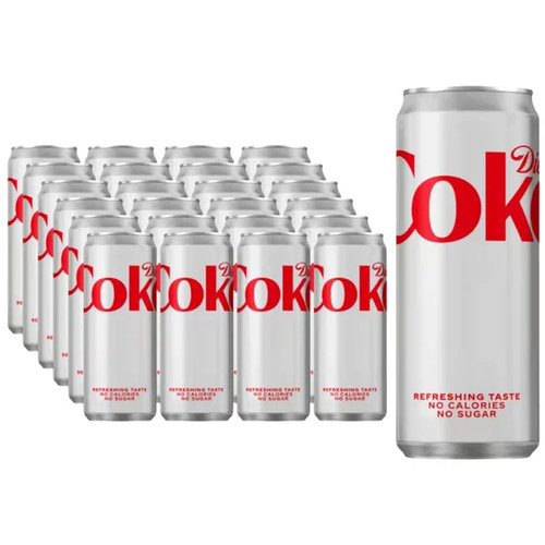 Diet coke slim cans - diet, pack