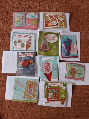 Cross stitch kits job lot - stitch,