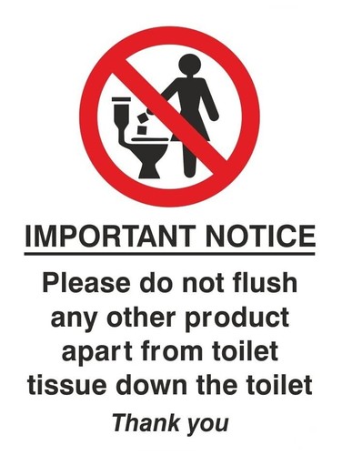 Not flush wet wipes - not,