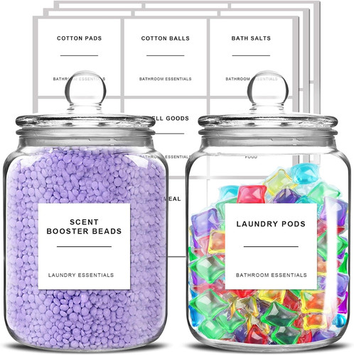 Glass jars for laundry - for,