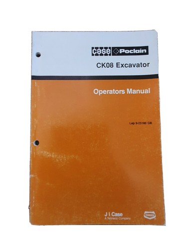 Case poclain ck08 mini - poclain,