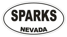 Sparks Nevada Oval Bumper