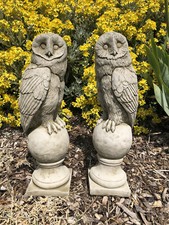 Pair of Barn Owl Finials