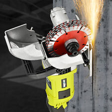 5'' Wall Chaser Slotting Machine 4000W Wall Groove Cutting Concrete Saw UK Plug