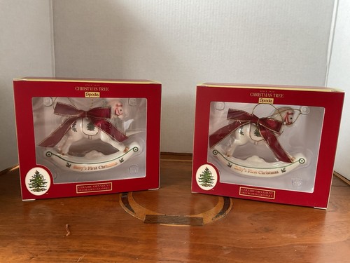 Pair spode 2025 christmas - spode, tree