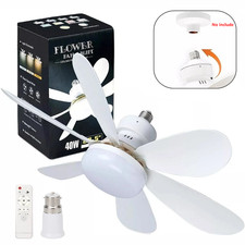 52cm Ceiling Fan Light E27 Fan