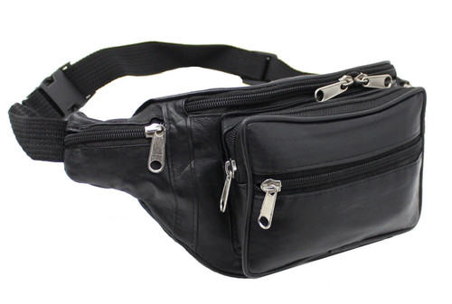 Real leather zipped - leather,
