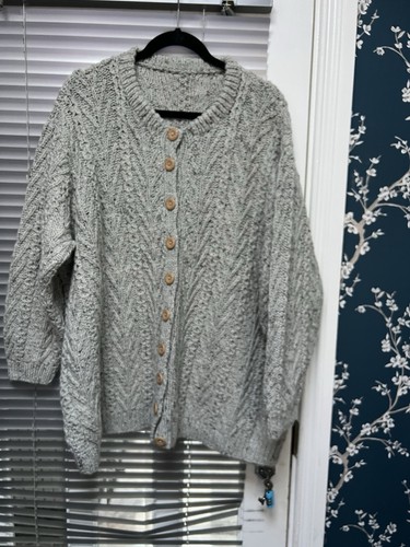 Hand knit aran - hand,