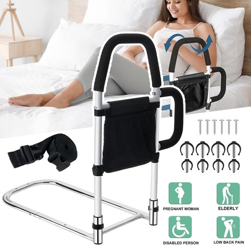 Bed rail handles - rail, safety