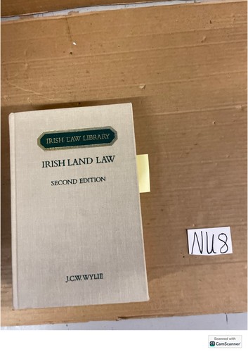 Irish land law 2nd - land, ed