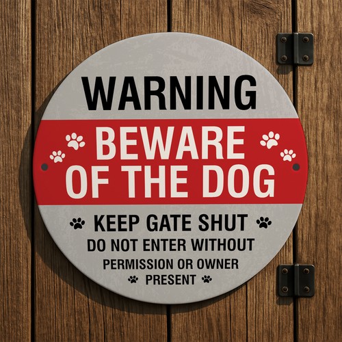 Warning sign for - do, not