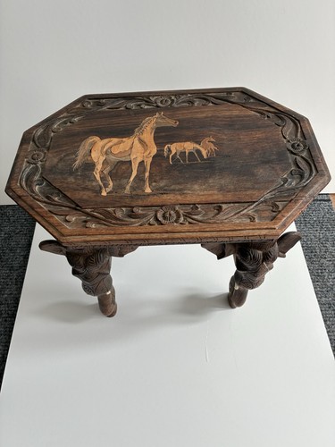 Antique small wooden - wooden, table