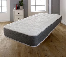 eXtreme Comfort 7" Zig Zag Grey Memory Form Spring Mattress - Single/Double/King