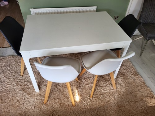 Extendable ikea table and - ikea, 4