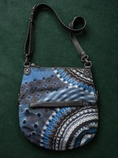 Desigual Blue Black Pattern