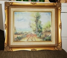 Vintage Oil on Canvas