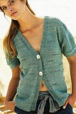 #230 LADY'S DK CARDIGAN 32-42"