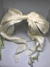 XL New Baby Shower Satin Ivory