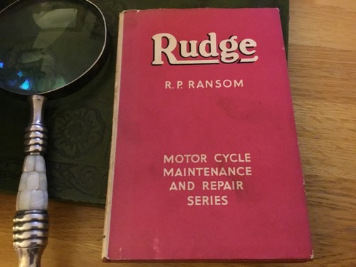 Rudge motorcycle maintenance - rudge,