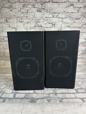 Panasonic SB322 MH Speakers Pair Black Wooden Large Wired Vintage