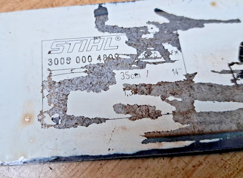 Stihl chainsaw bar inch - stihl,