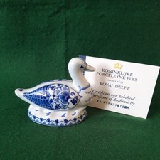 Royal Delft Miniature Duck